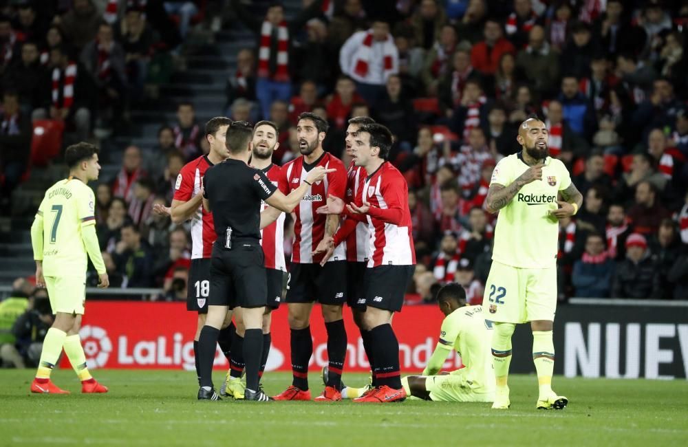 Les imatges de l'Athletic - Barcelona