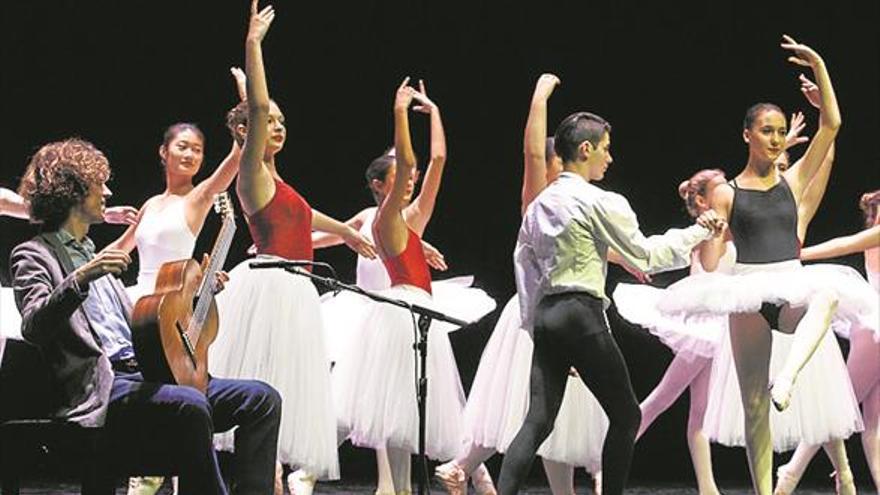 Las melodías de Tárrega se funden con la danza en homenaje al músico