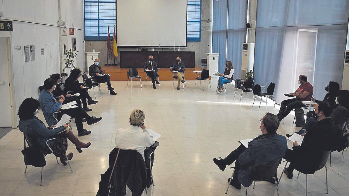 Reunión de una Mesa Sectorial de Educación, en una imagen de archivo.