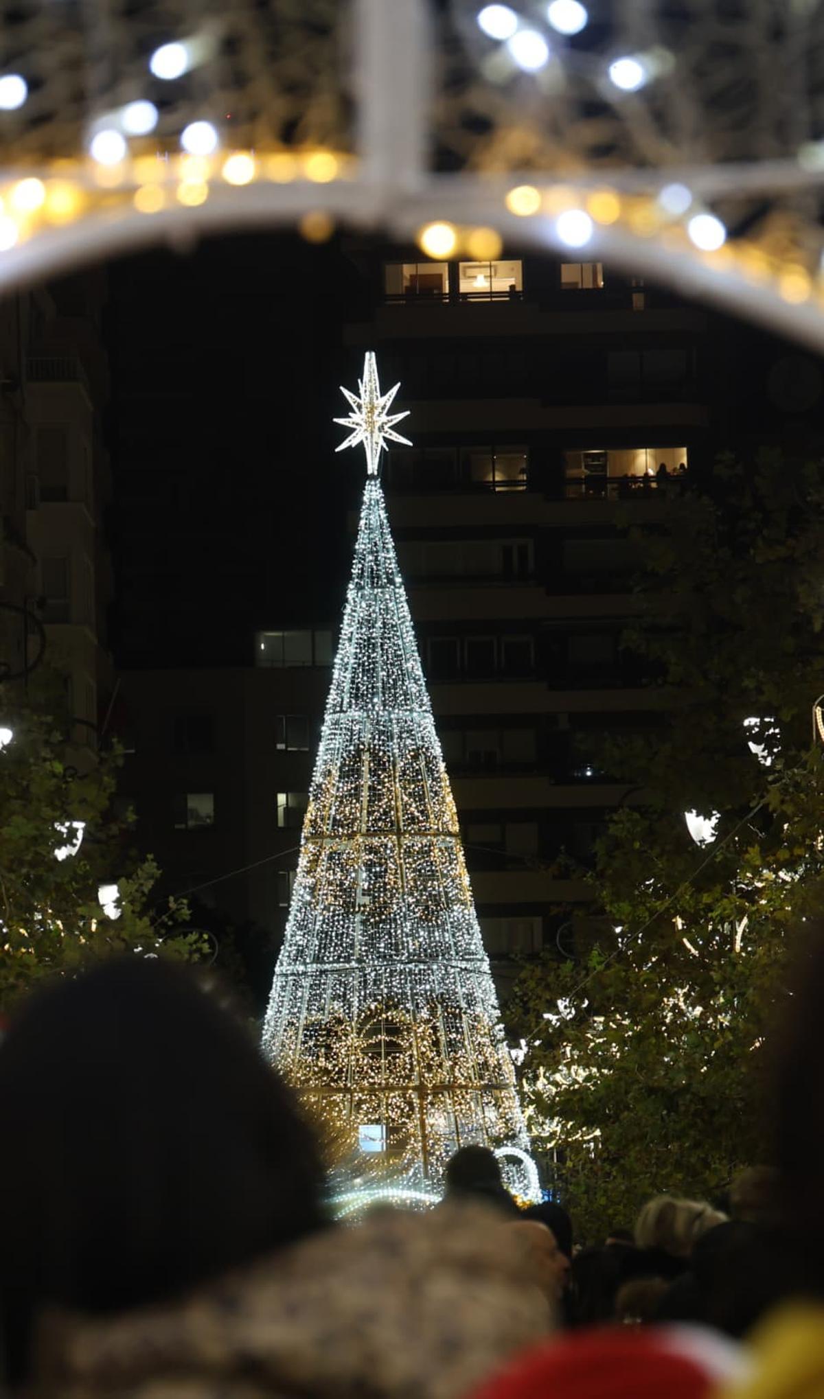 Encendido de las luces de Navidad en Alicante