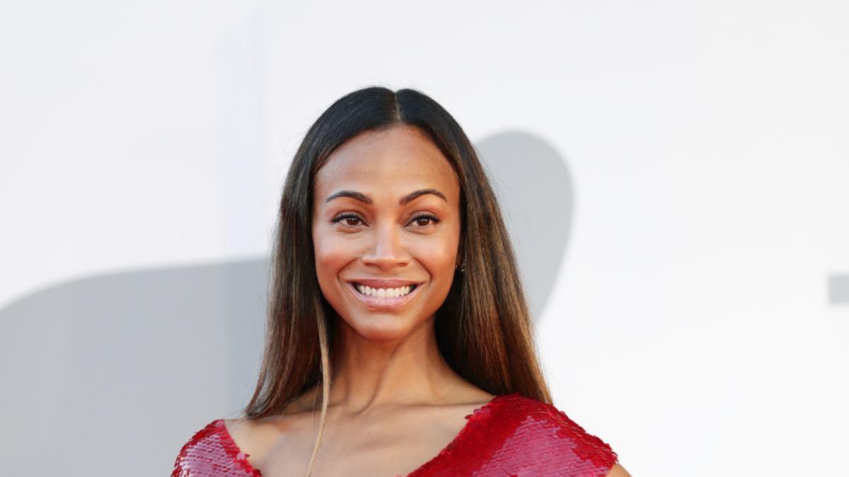 Zoe Saldana, en el Festival de Cine de Venecia 2021