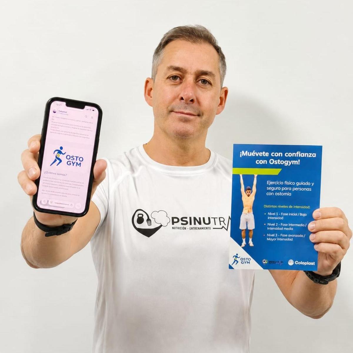 Samuel Fariña hace posible mejorar la calidad de vida a las personas con ostomía.