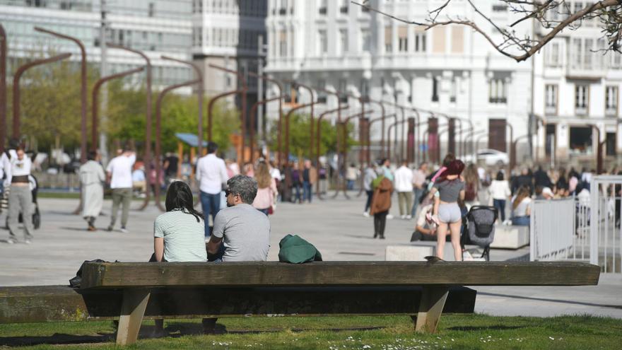 Este viernes A Coruña vive el día más cálido de la semana