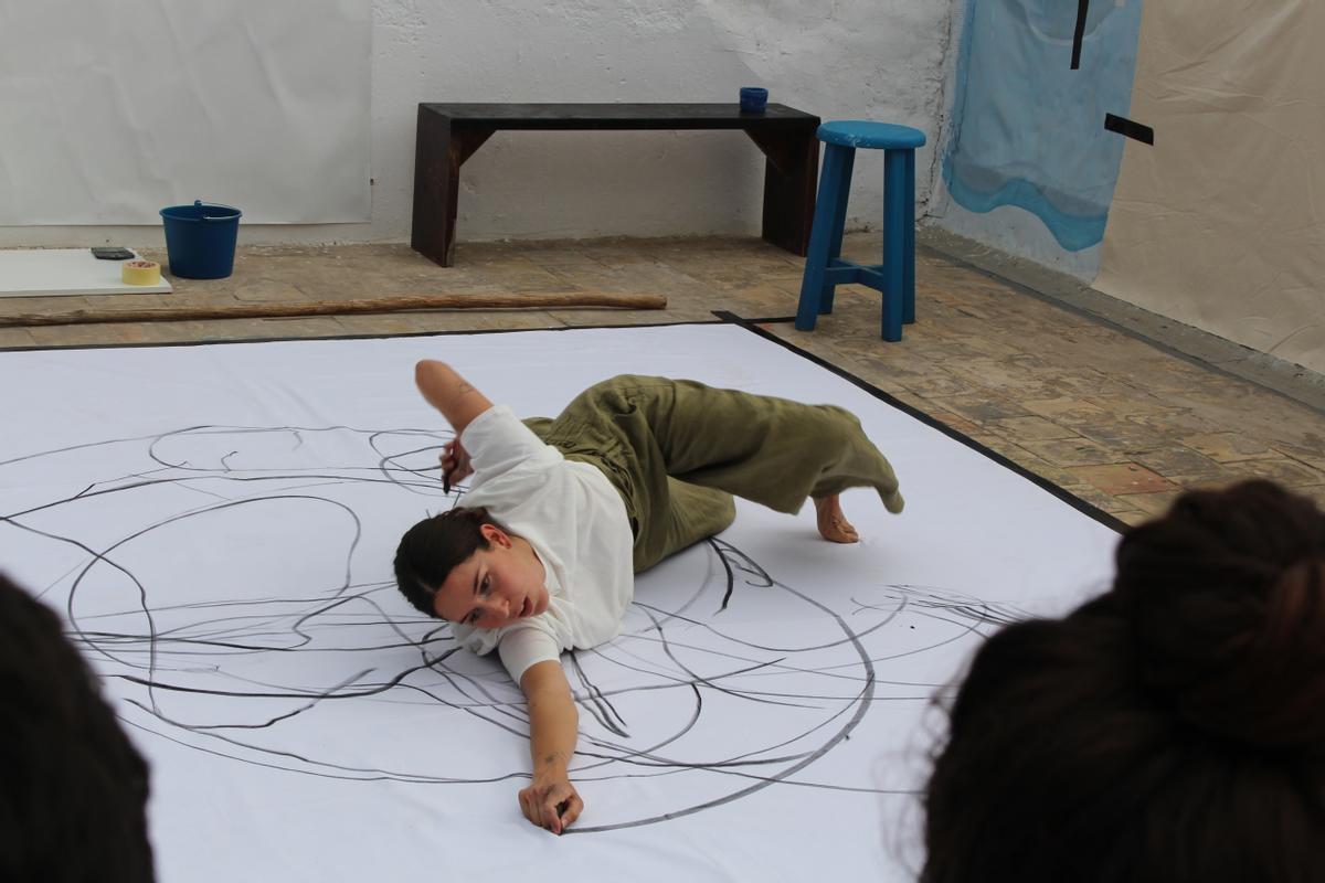 La artista Mireia Tramunt en 'Un ensayo sobre la intención de crear'.