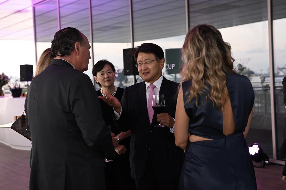 Cena oficial en el Veles e Vents de València por la Copa Davis