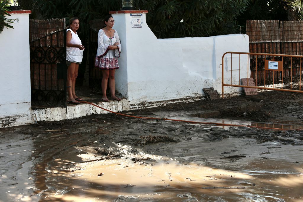 Estas son las imágenes que deja la DANA a su paso por Águilas