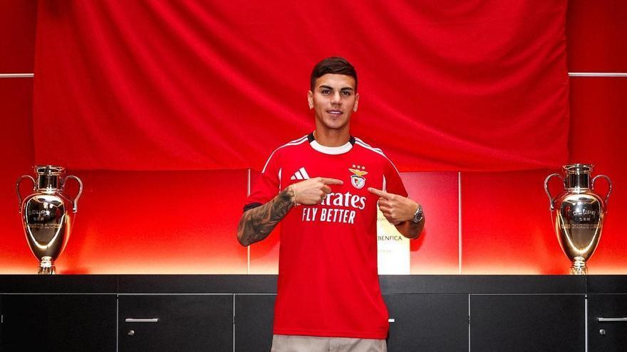 Enzo Barrenechea, ex del Valencia CF, recupera su sitio en el Benfica
