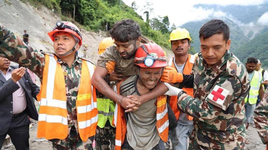 Zwei Arbeiter aus Tunnel in Nepal gerettet – Behörden bestätigen weitere Überlebende