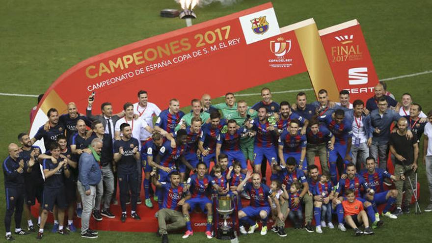 El Barça, campeón de Copa 2017.