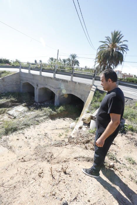 El estado del barranco de San Antón, con riesgo de