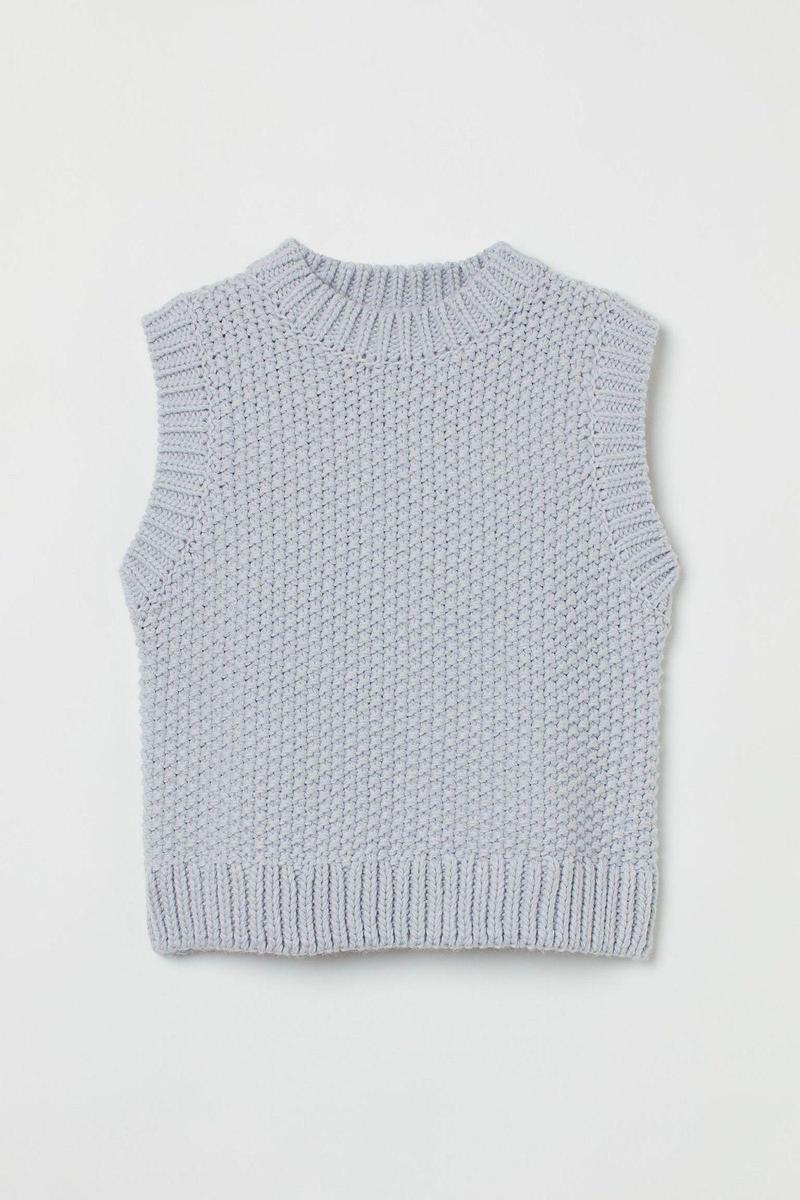 Chaleco de punto ‘popcorn’, de H&M