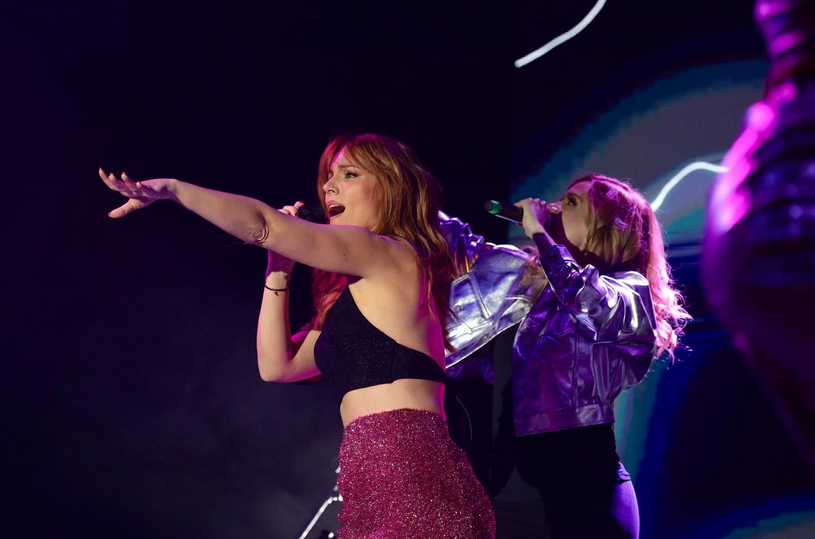 En imágenes | Edurne pone a vibrar a la plaza del Pilar