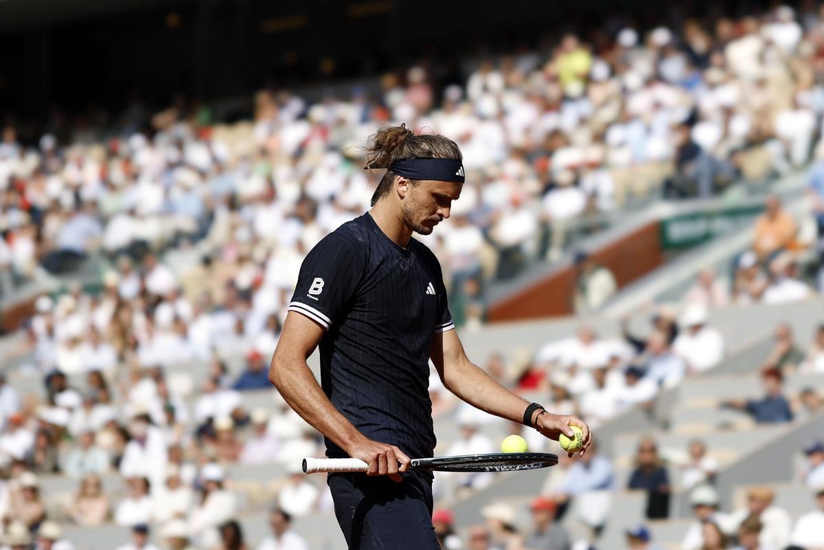 Final de Roland Garros: Flavio Cobolli- Alexander Zverev, en imágenes.