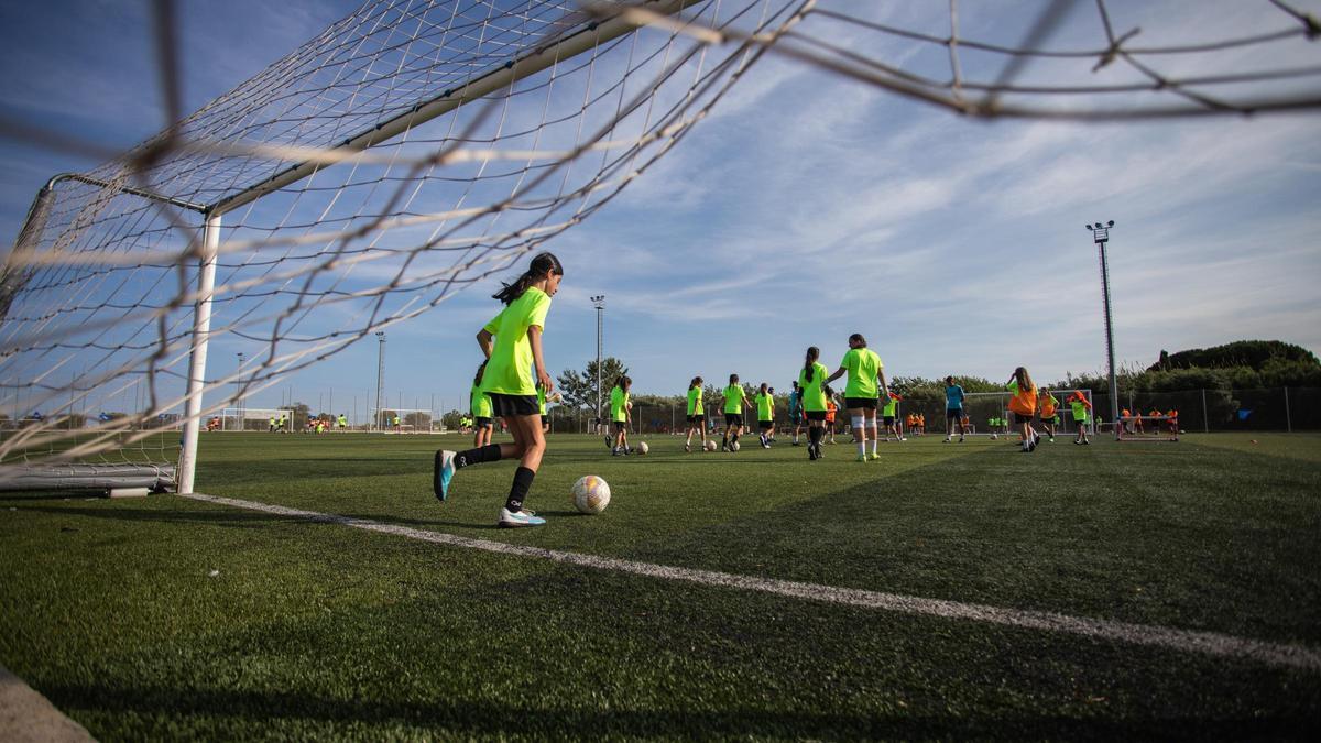 Campus de fútbol, el verano pasado.