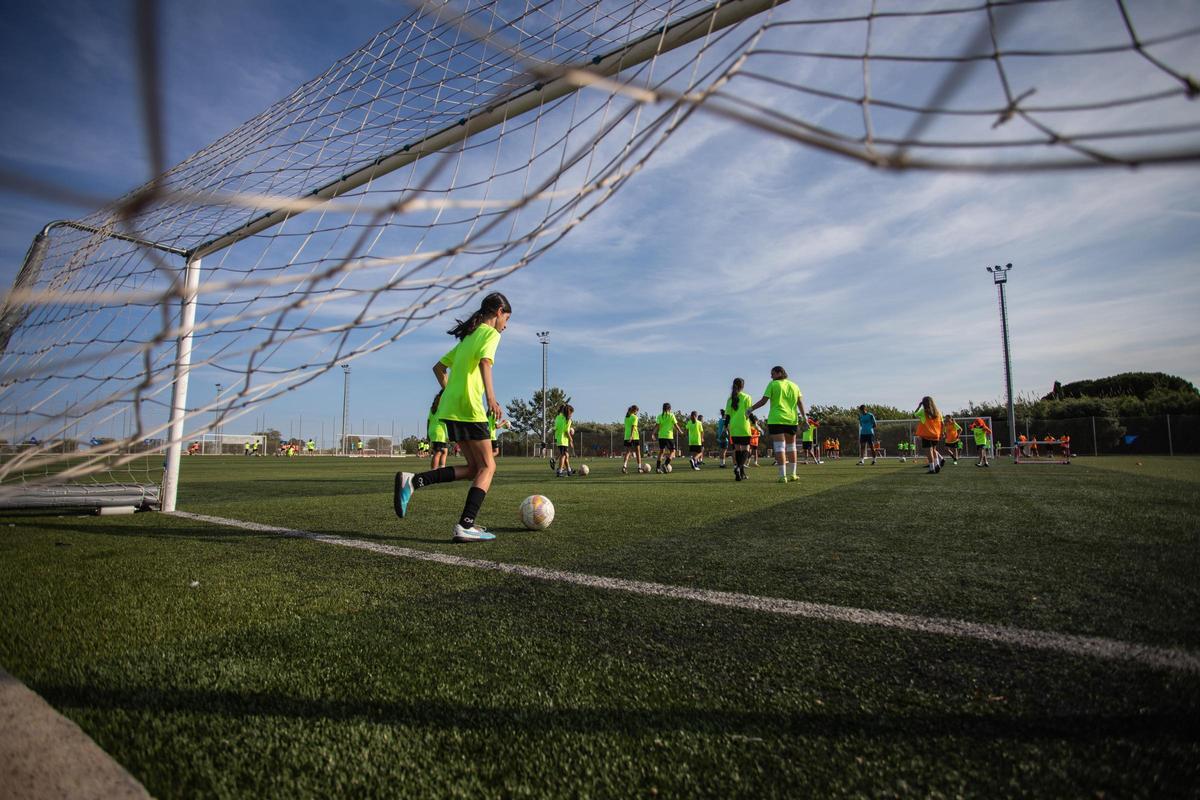 Campus de fútbol, el varano pasado. Campus de fútbol, el varano pasado.