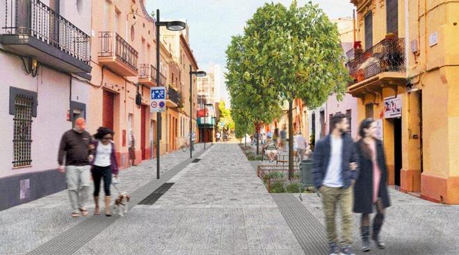 Barcelona aprueba reformar la calle Jota en su cruce con la avenida Meridiana en Nou Barris