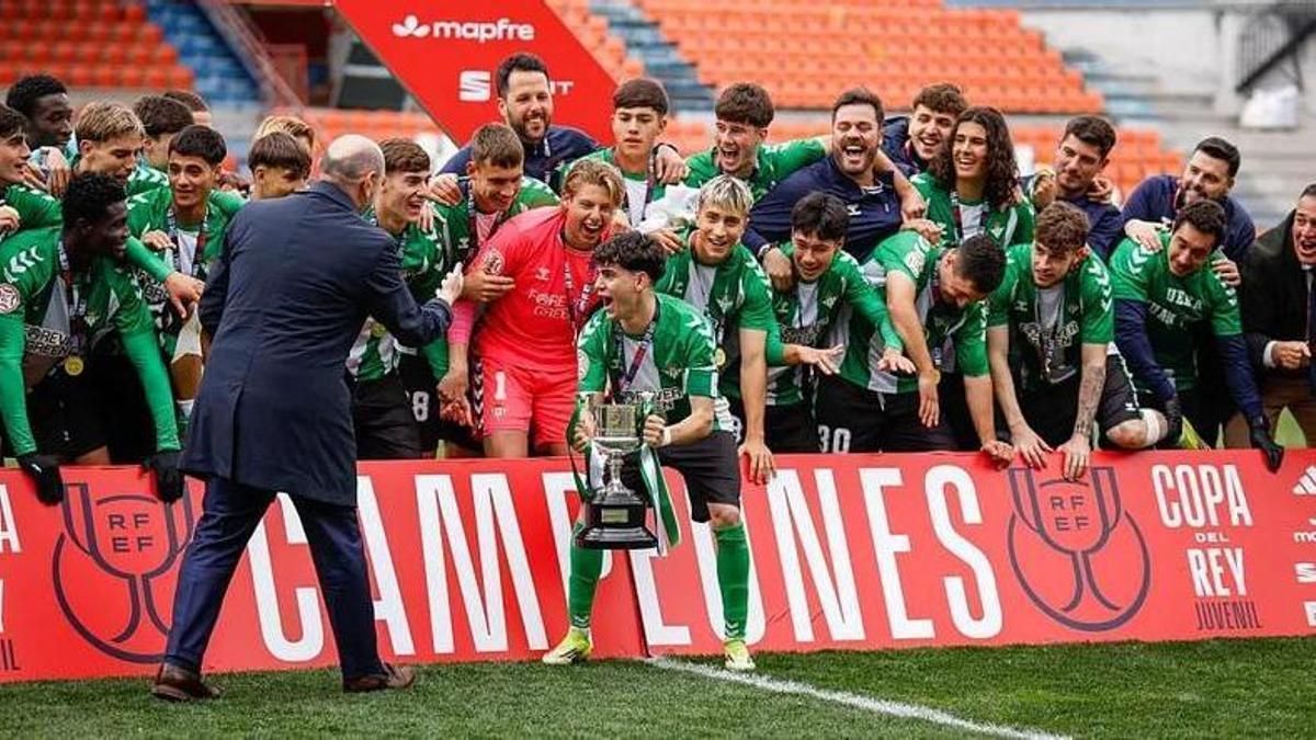 El Betis juvenil vence la Copa del Rey
