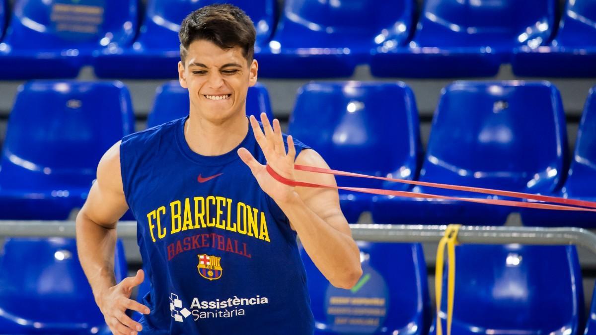 Juani Marcos, cedido por el Barça al Girona esta temporada