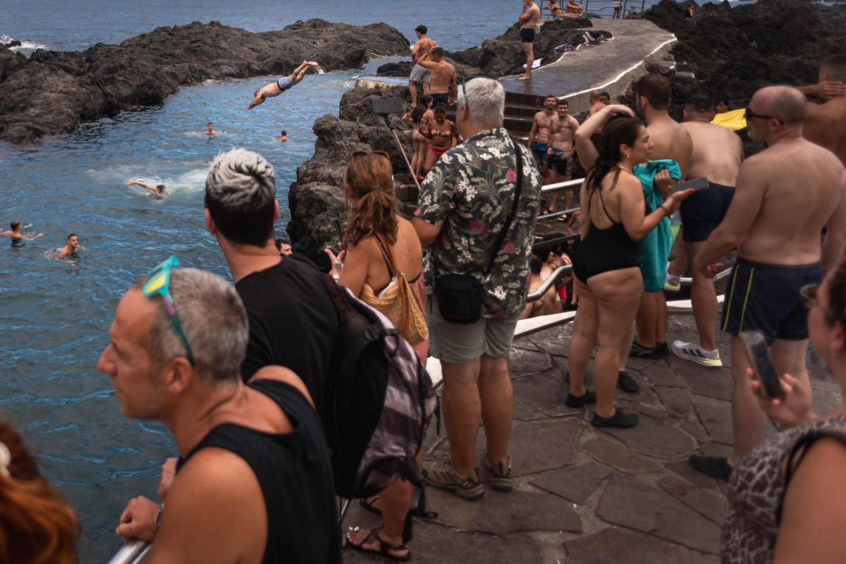 Una jornada en El Caletón, en Garachico Una jornada en El Caletón, en Garachico