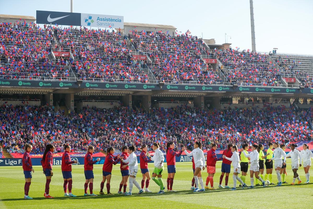Las mejores imágenes del clásico Barcelona - Real Madrid femenino Las mejores imágenes del clásico Barcelona - Real Madrid femenino