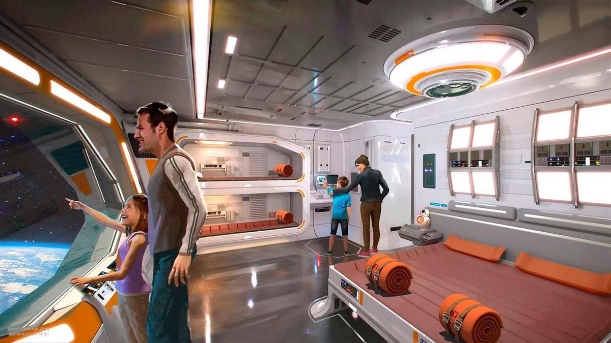 Habitacion del hotel Star Wars