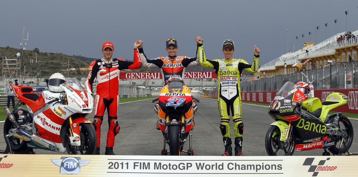Los campeones del mundo en la historia del Gran Premio de la Comunitat Valenciana