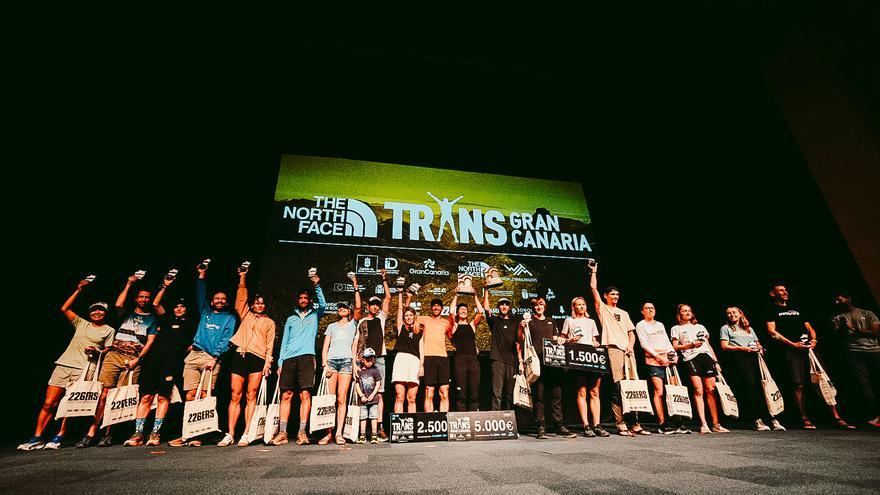 La ceremonia de trofeos pone el cierre perfecto a la edición de los récords de The North Face   Transgrancanaria