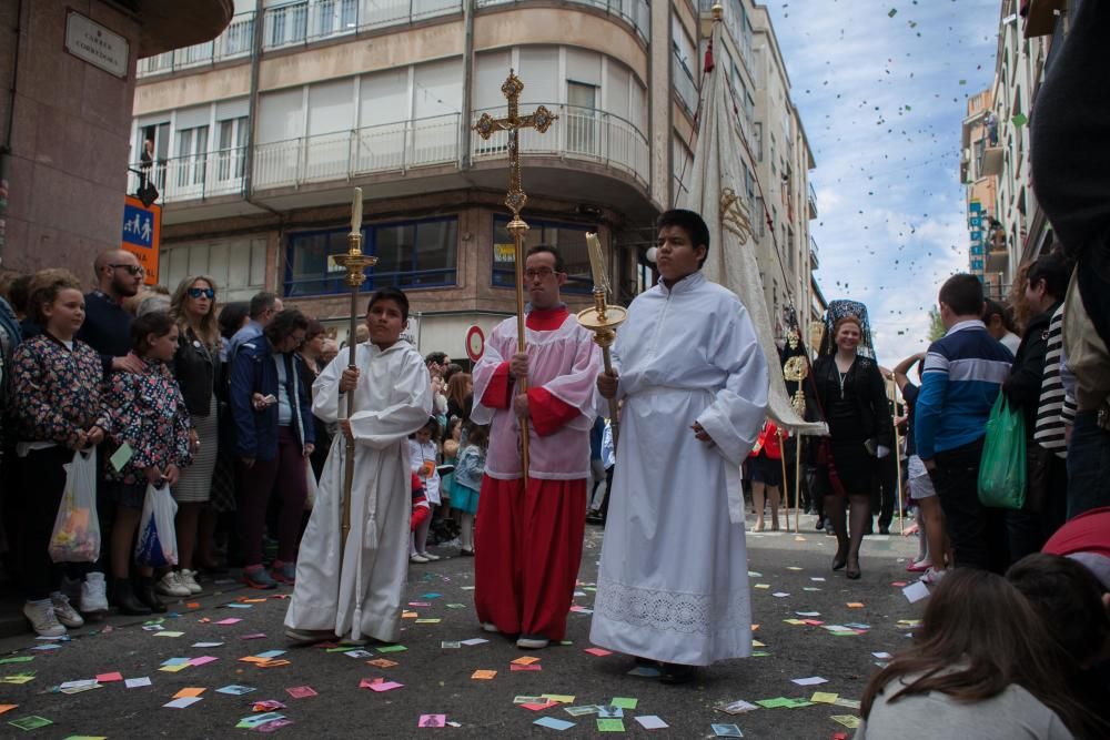 El Cristo Resucitado y de la Virgen de la Asunción inundan la ciudad de alegría y color