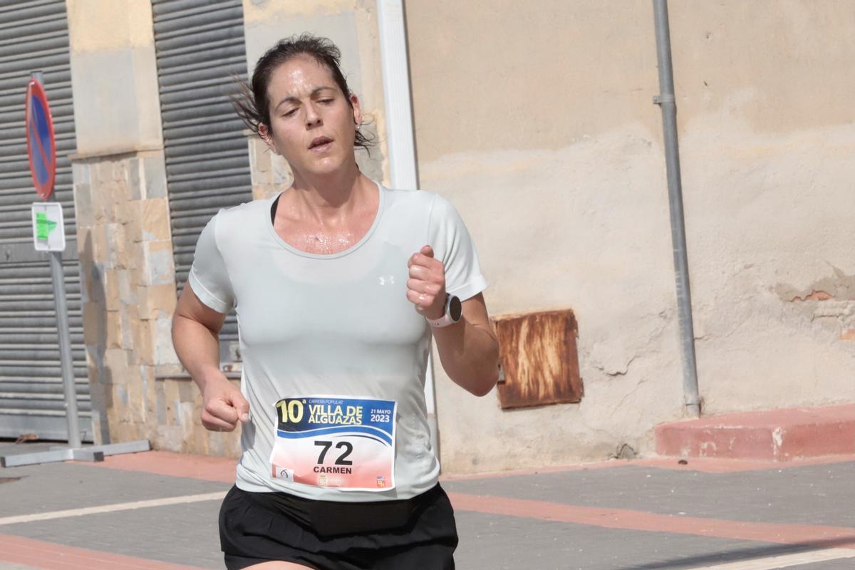 Carmen, una participante en acción en Alguazas