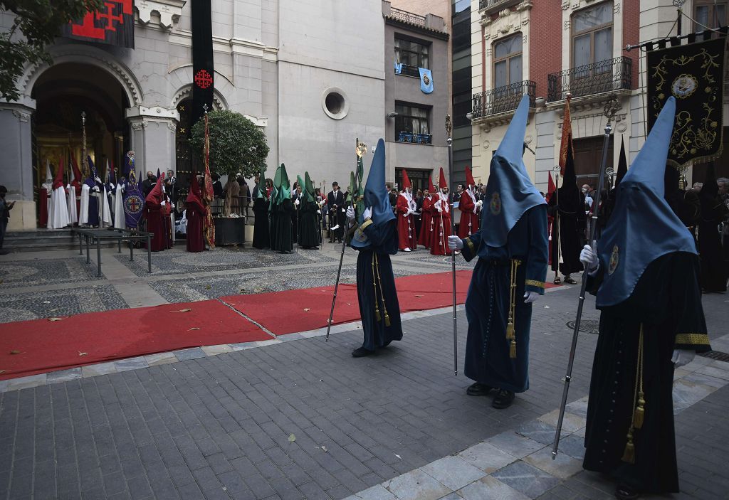 La procesión del Viernes Santo de Murcia, en imágenes