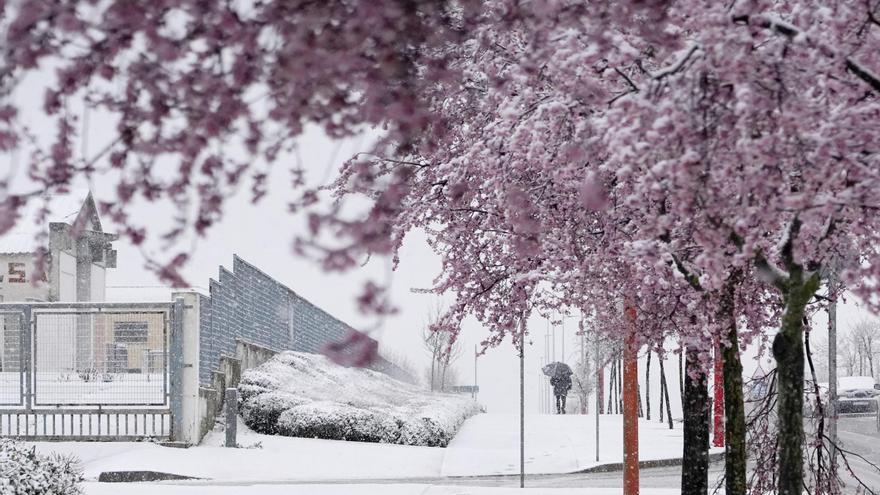 Valladolid, bajo la nieve