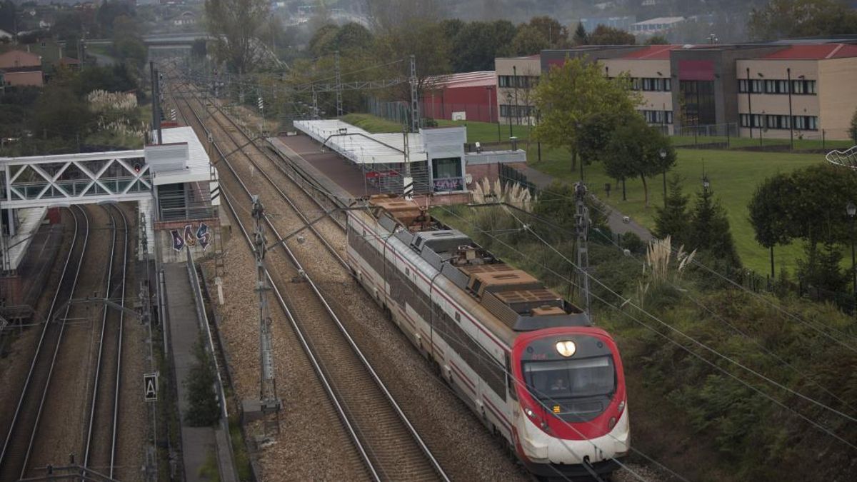 Un tren de cercanías.