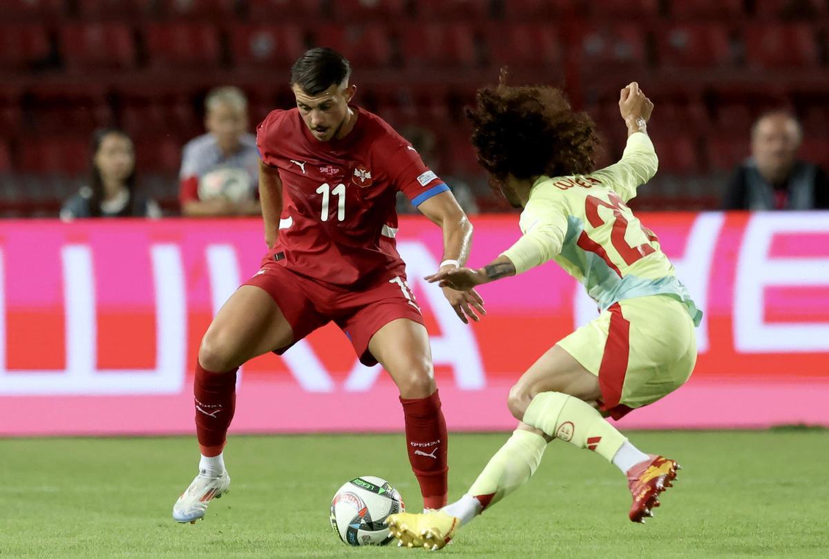 Nations League: Serbia - España, en imágenes.