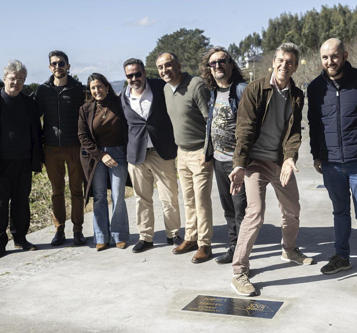 Lourido estrena su innovador paseo «Estrellas de Rock»