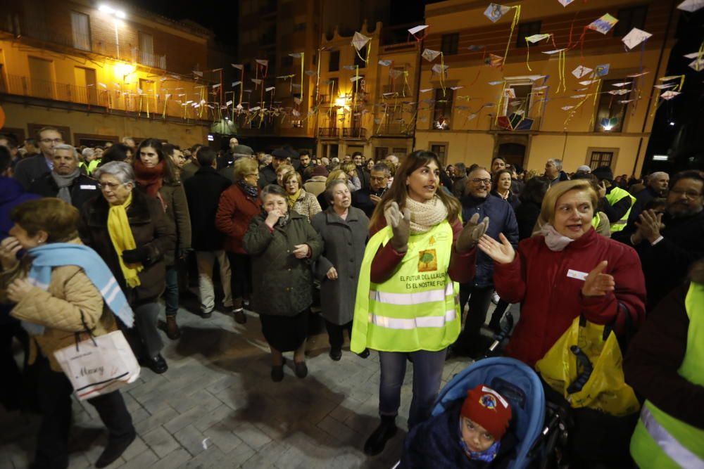 Protesta de citricultores en Castelló