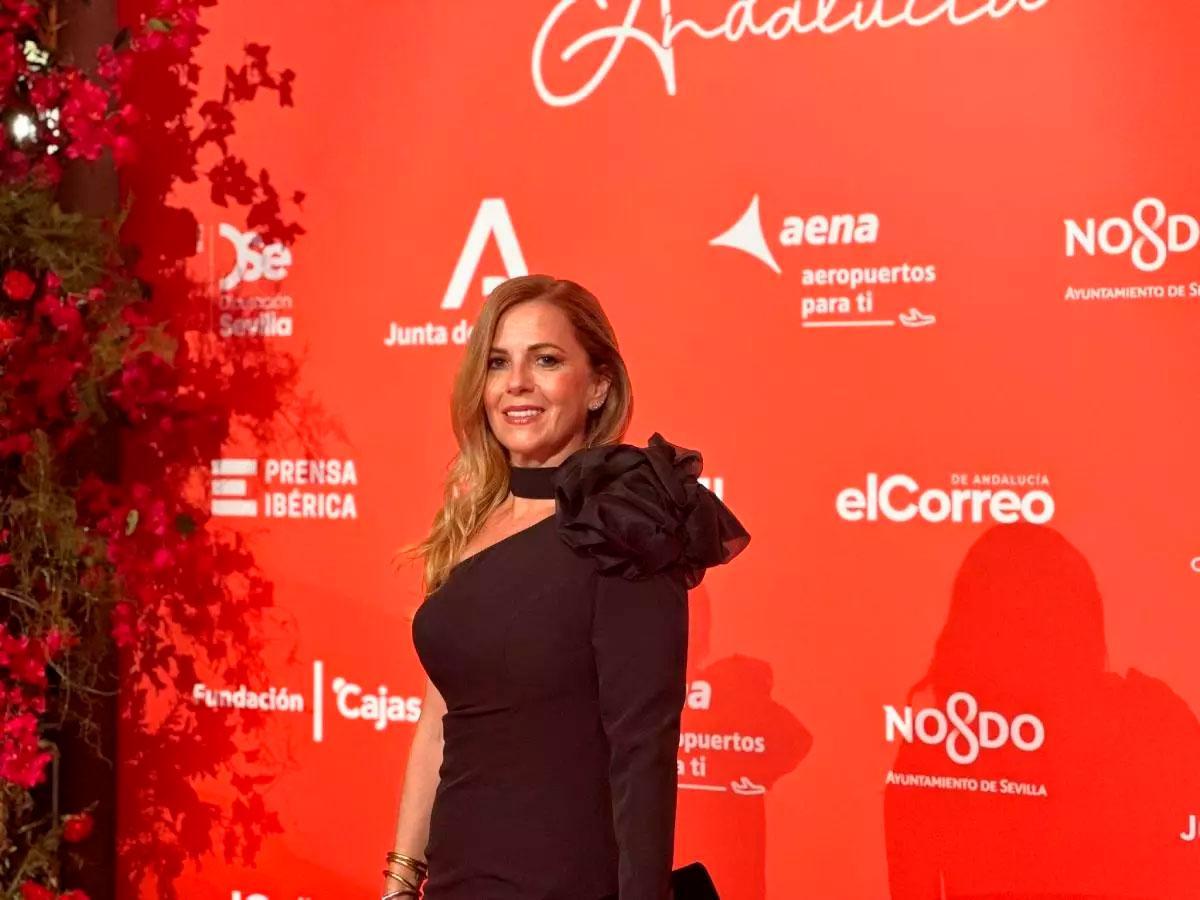 La matemática e investigadora María Rosa Durán, en la alfombra roja de los Premios Woman Andalucía