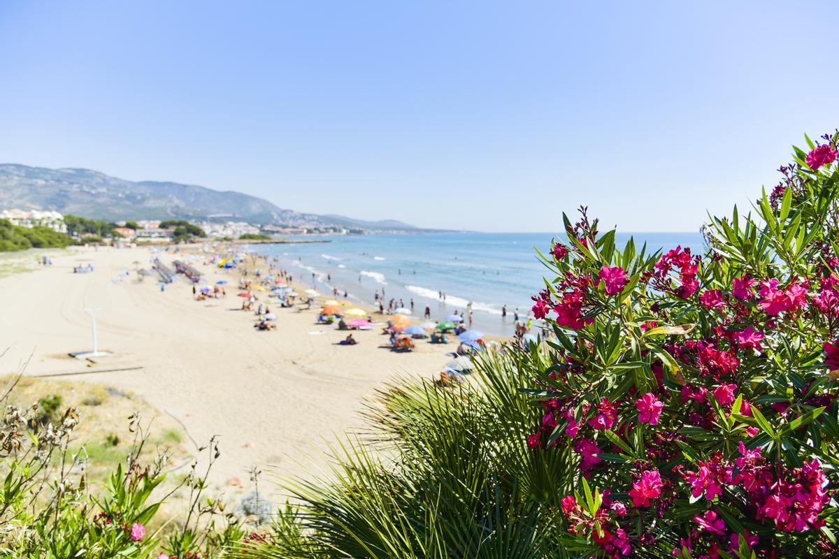 Playa romana en Alcossebre.