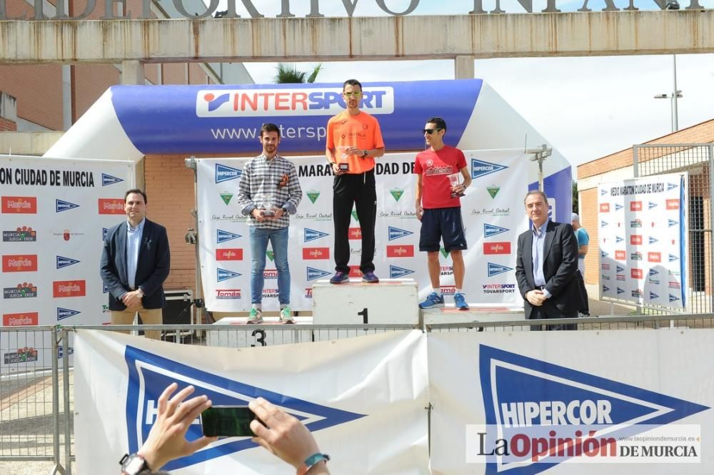 Media Maratón de Murcia: podios