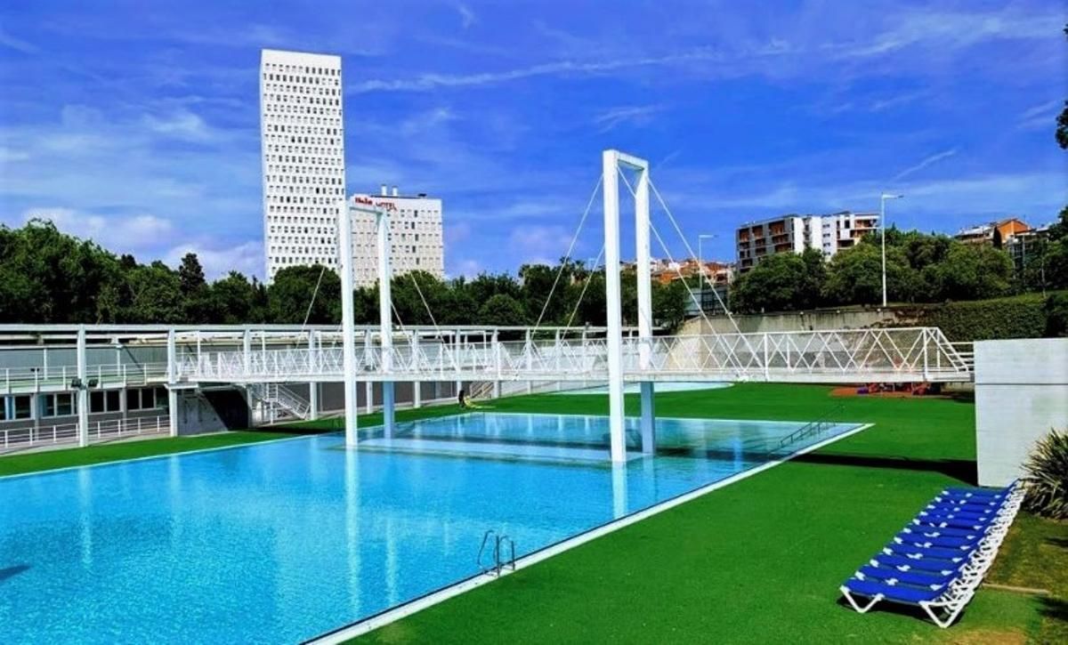 La piscina de Can Zam de Santa Coloma.