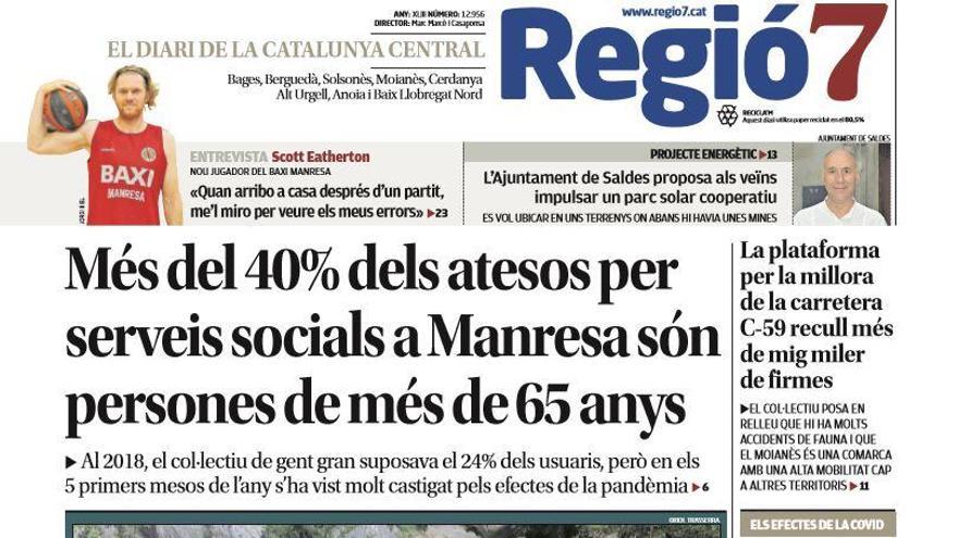 La portada de Regió7 d&#039;avui, dilluns 17 d&#039;agost