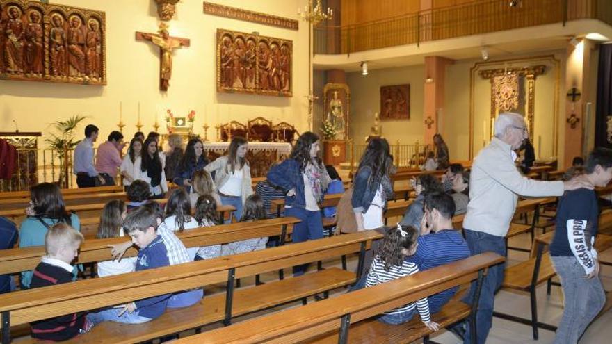 El ensayo más importante de la procesión en miniatura de Vila-real