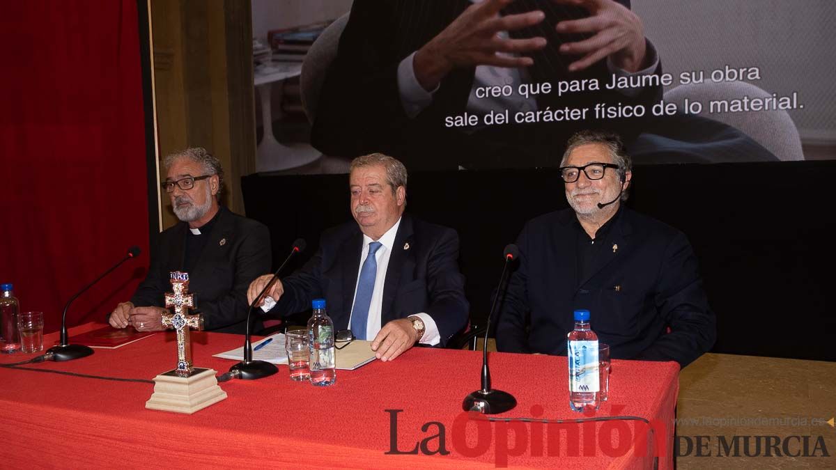 Así fue la presentación de la ‘Puerta del Alma’ de Jaume Blensa en Caravaca