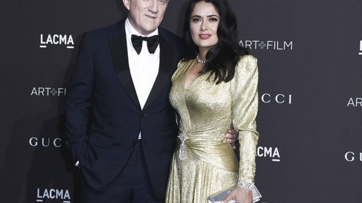 Salma Hayek y su marido François-Henri Pinault