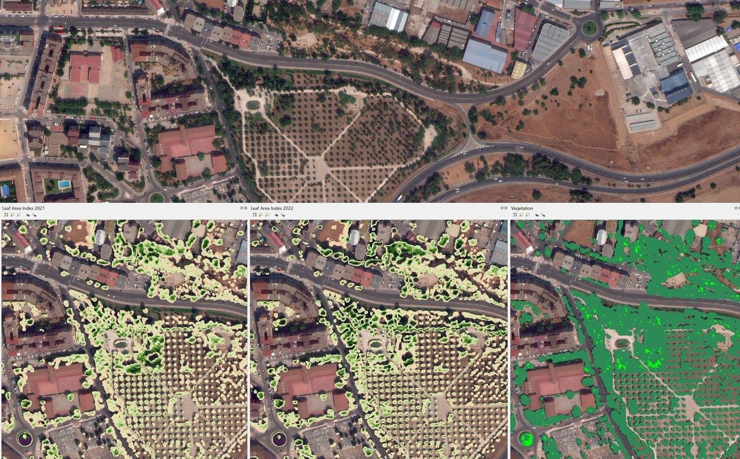 El municipio de Madrid que vigila sus parques y jardines desde el espacio