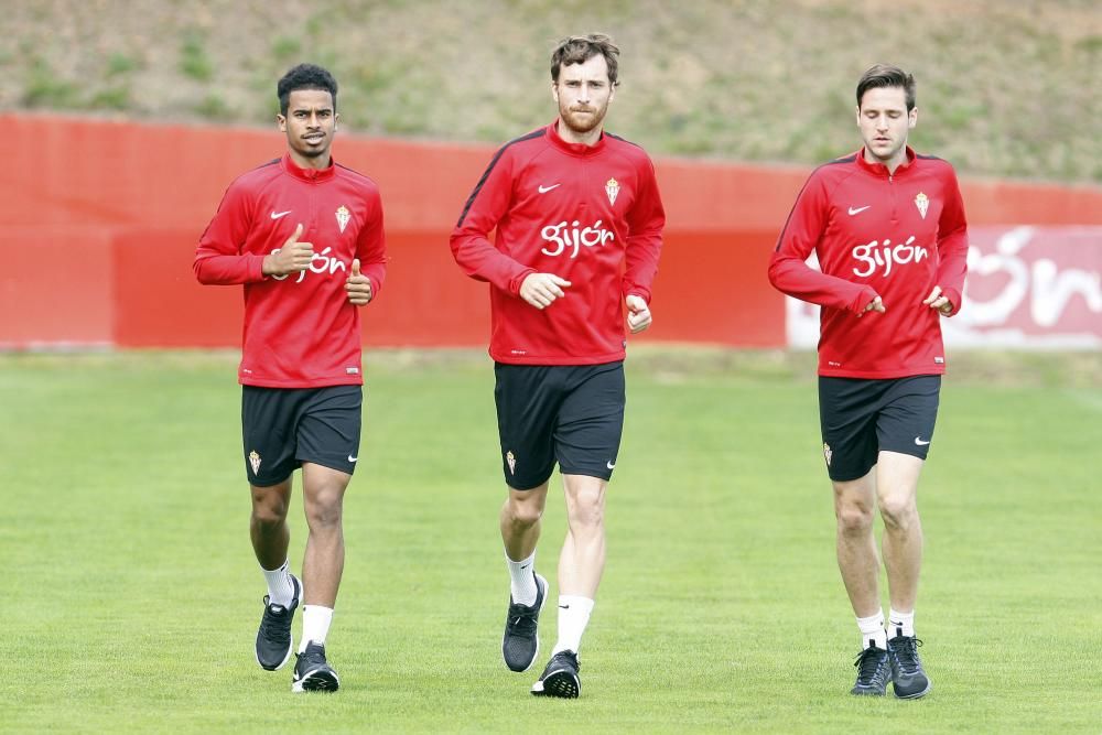 Entrenamiento del Sporting