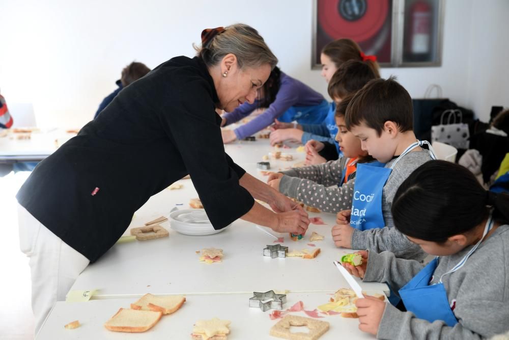 Taller infantil de cocina en Afundación