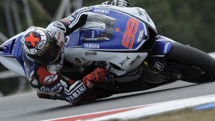 Jorge Lorenzo, en Brno.