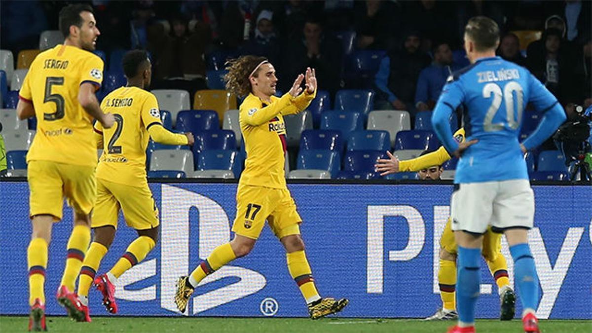 El gol de Griezmann que iguala la eliminatoria y da oxígeno al Barça