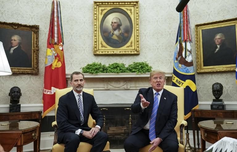 Los Reyes se reúnen con Trump en la Casa Blanca