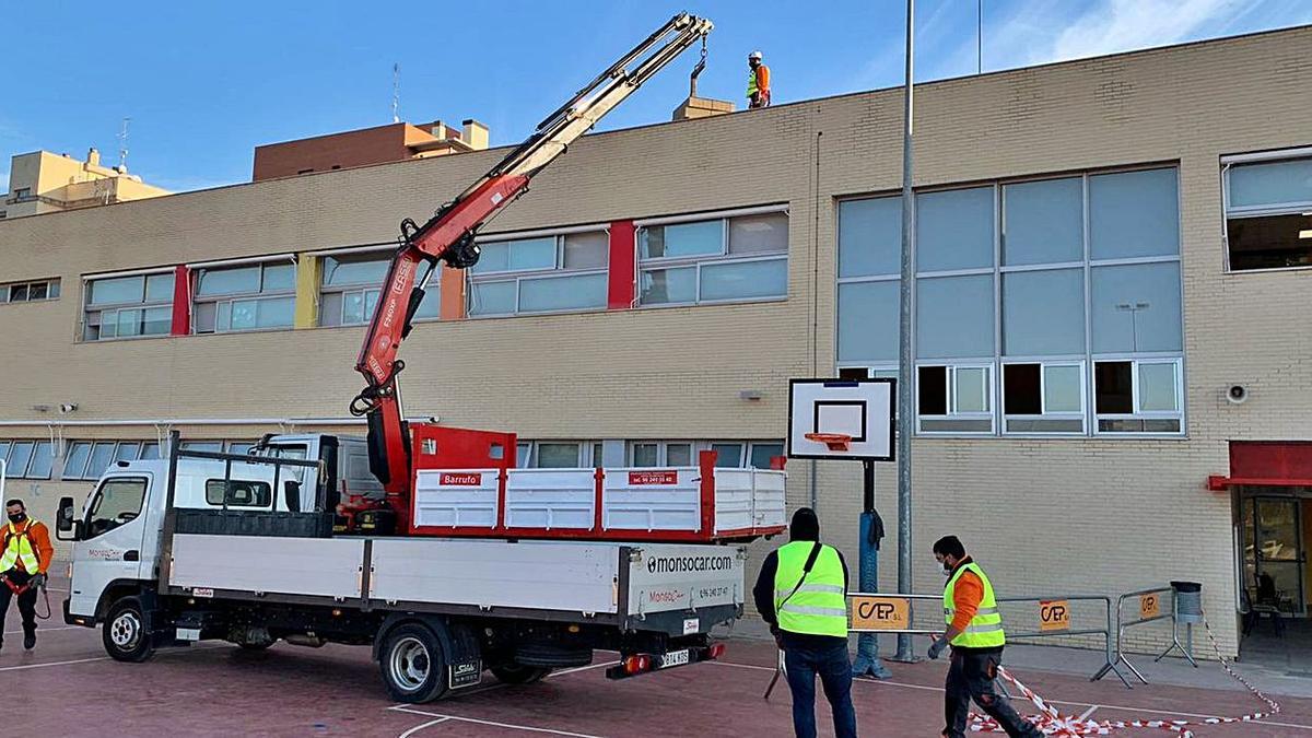 Los primeros trabajos para la instalación han comenzado en Lloma Llarga. | A.P.